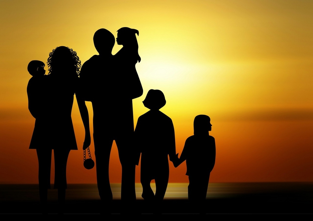 Family By Sunset