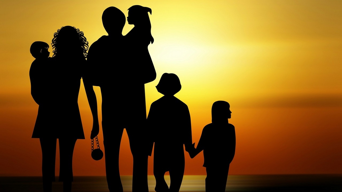 Family By Sunset